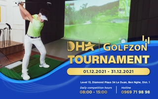 Sôi động Giải Golf 3D DHA Golfzon Tournament