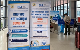 Dừng dịch vụ test nhanh Covid-19 cho hành khách tại sân bay Nội Bài