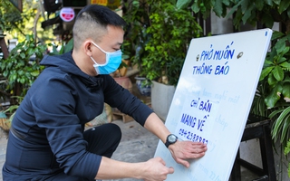 CLIP: Thêm 1 quận của Hà Nội thành vùng cam, dừng bán ăn uống tại chỗ