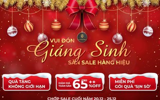 "Săn" quà Giáng Sinh trên Vua Hàng Hiệu với chương trình siêu giảm giá