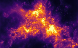 Hình ảnh ngoạn mục về thiên hà có "đuôi" sắp va chạm dải Ngân Hà