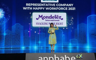 Mondelez Kinh Do được vinh danh "Top 10 doanh nghiệp có nguồn nhân lực hạnh phúc nhất năm 2021"