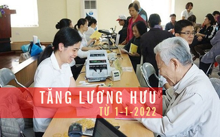 [Infographic] Ai được tăng lương hưu từ 1-1-2022