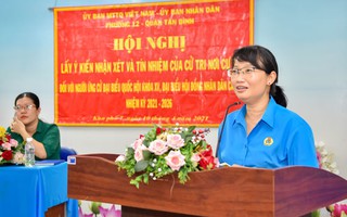 100% cử tri tín nhiệm giới thiệu bà Trần Thị Diệu Thúy ứng cử Đại biểu Quốc hội khóa XV