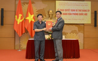 Chỉ định ông Bùi Văn Cường giữ chức Bí thư Đảng ủy cơ quan Văn phòng Quốc hội