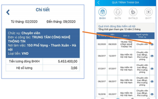 Hướng dẫn tra cứu bảo hiểm xã hội trên ứng dụng VssID