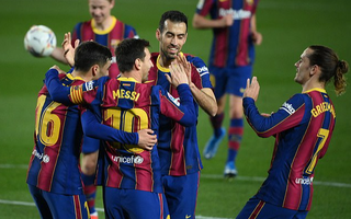 Messi nhảy múa ghi bàn trước Getafe, Barcelona trở lại Top 3 La Liga