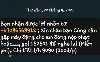 CSGT TP HCM nói gì về tin nhắn "dụ" đóng phạt "nguội"?