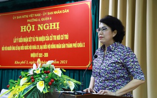 100% cử tri nhất trí giới thiệu bà Tô Thị Bích Châu ứng cử ĐBQH và HĐND TP HCM