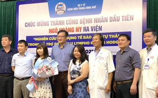 Bệnh nhân đầu tiên ở miền Trung ghép thành công tế bào gốc tạo máu tự thân