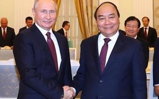 Chủ tịch Trung Quốc, Tổng thống Nga chúc mừng Chủ tịch nước Nguyễn Xuân Phúc