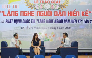 Cuộc thi "Lắng nghe người dân hiến kế" lần 2: Mong những hiến kế sẽ thành hiện thực