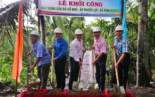 CEP xây dựng cầu dân sinh đầu tiên ở Vĩnh Long