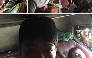 CLIP: Bất ngờ thấy 5 người Trung Quốc "nằm" trong khoang hành lý xe khách