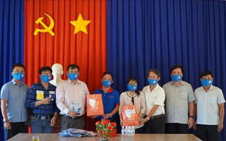 Báo Người Lao Động khảo sát đặt cột cờ biên giới ở Tây Ninh