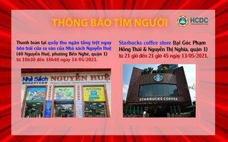 TP HCM tìm người đến quán cà phê, nhà sách vì liên quan bệnh nhân mắc Covid-19