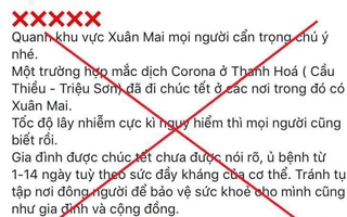 Bùng phát tin giả về giới nghiêm, phong tỏa… theo dịch Covid-19