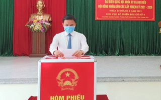 Cử tri Thanh Hóa, Ninh Bình, Hà Nam đi bầu cử đạt trên 99%