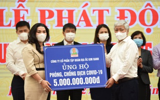 Tập đoàn Địa ốc Kim Oanh ủng hộ 7 tỉ đồng mua vắc-xin phòng, chống Covid-19