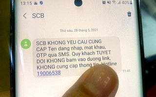 Đến lượt SCB, VIB cảnh báo tin nhắn mạo danh ngân hàng để lừa đảo
