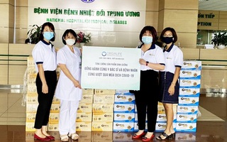 Orgalife trao tặng hơn 1 tỷ đồng sản phẩm dinh dưỡng cho bệnh nhân và cán bộ y tế chống dịch Covid-19