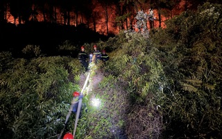 Chưa thể dập tắt hoàn toàn vụ cháy rừng ở Thừa Thiên - Huế