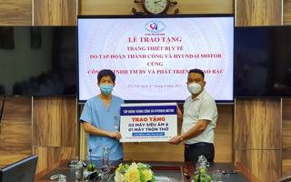Tập đoàn Thành Công và Hyundai Motor trao tặng thiết bị y tế cho Bệnh viện tim Hà Nội