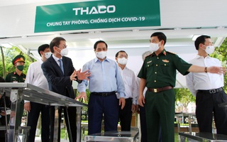 Thaco tài trợ 126 xe chuyên dụng để vận chuyển vắc-xin Covid-19 và tiêm chủng lưu động