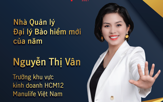 Đại lý Manulife Việt Nam được vinh danh “Nhà quản lý đại lý bảo hiểm mới của năm”