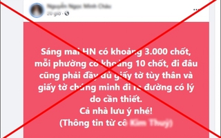 Bộ Y tế yêu cầu xử lý nghiêm việc phát tán tin sai lệch liên quan Covid-19