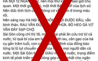 Thanh tra Sở Thông tin và Truyền thông TP HCM mời chủ tài khoản Facebook "Hằng Nguyễn" lên làm việc