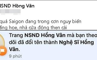 Fanpage gỡ danh hiệu NSND, Hồng Vân bị tước danh hiệu sau hàng loạt điều tiếng?