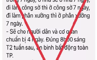 TP HCM và TP Nha Trang bác bỏ thông tin "không cho người dân di chuyển trong 7 ngày"