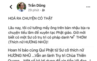 Kiểm điểm Phó Chủ tịch Hội VHNT Trà Vinh vì đùa cợt pháp danh một ni sư