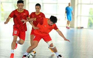 Tuyển futsal Việt Nam chú trọng đấu pháp tổng lực