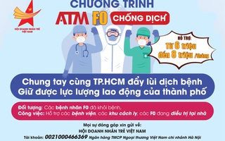 Hội Doanh nhân trẻ Việt Nam phát động chương trình "ATM F0 chống dịch"