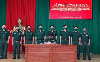 Bộ đội Biên phòng Kiên Giang phát động thi đua trong 46 ngày đêm