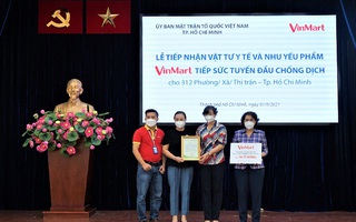 VinMart tiếp sức tuyến đầu chống dịch cho hơn 300 phường/xã tại TP HCM