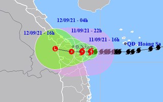 Đêm nay bão số 5 đổ bộ từ Thừa Thiên - Huế đến Quảng Ngãi, lo ngập lụt trên diện rộng