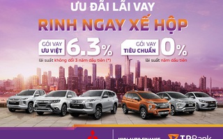 Mua xe Mitsubishi với lãi suất 0%/năm từ TPBank