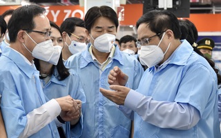 Thủ tướng mong Samsung có tiếng nói với Chính phủ Hàn Quốc hỗ trợ Việt Nam vắc-xin