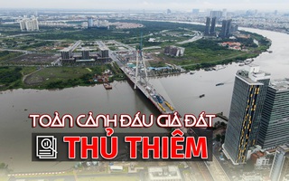 [eMagazine] Toàn cảnh đấu giá đất Thủ Thiêm và câu chuyện bỏ cọc của Tân Hoàng Minh