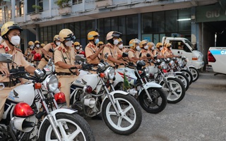 CSGT TP HCM ra quân bảo vệ cửa ngõ thành phố dịp Tết Nguyên đán
