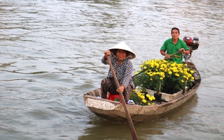 Chợ nổi Cái Răng vào Xuân