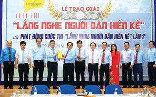 Huy động sức dân qua cuộc thi hiến kế