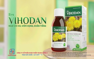 Siro Vihodan - mẹ nhàn, con giảm ho nhanh chóng