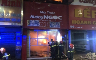 TP HCM: Cháy nhà mặt tiền đường Lý Thái Tổ trong đêm