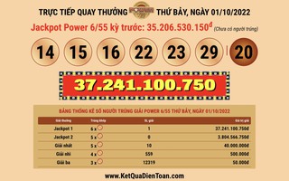 Bốn vé Vietlott trúng thưởng tổng cộng 141 tỉ đồng trong 1 tuần