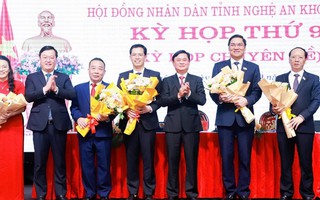 Nghệ An có thêm 2 Phó Chủ tịch tỉnh mới