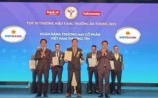 Vietbank vào top 10 thương hiệu tăng trưởng ấn tượng 2022